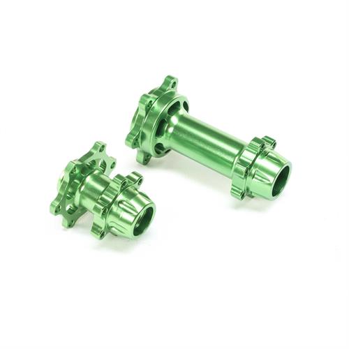 Losi - LOS362002 - Aluminum Hub Set, Machined, Green: Promoto-MX