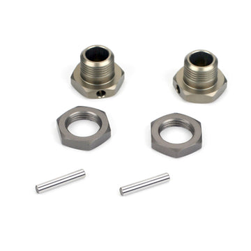 Losi - LOSA3530 - Wheel Hexes (Pr) Hard Anodized: 8B 8T 8X 8XE