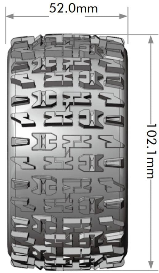 LouiseRC - T3327X - ST-MCROSS 3,8" Sport MFT (Removable 17mm Hex 0" & 1/2" Offset) (2)