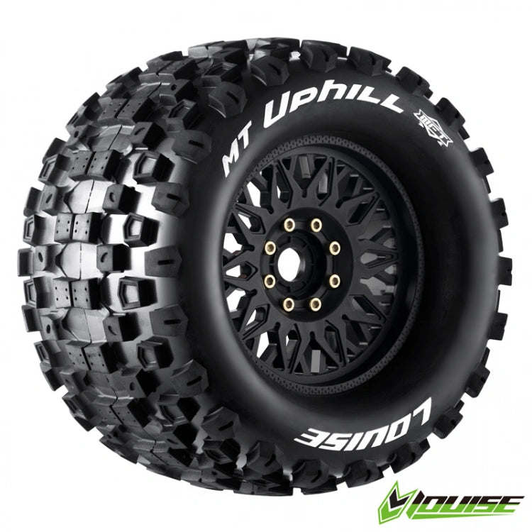 LouiseRC - T3322X - MT-UPHILL Tires with MFT for 1/8 Trucks - Removable 17mm Hex 0" & 1/2" Offset (2)