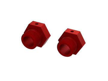 Arrma - ARA310928 - ALUMINUM WHEEL HEX 24MM (RED) (2PCS)