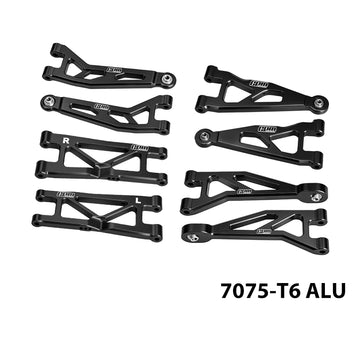 7075-T6 ALLOY FRONT & REAR SUSPENSION ARMS KIT