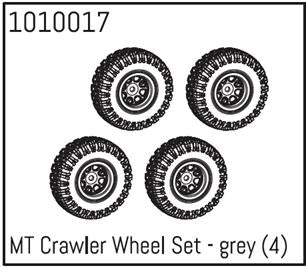 Absima - 1010017 - 1/24 Crawler dæk på fælge - 4 stk