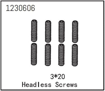 Absima - 1230606 - 3x20mm Pinol skruer - 8 stk