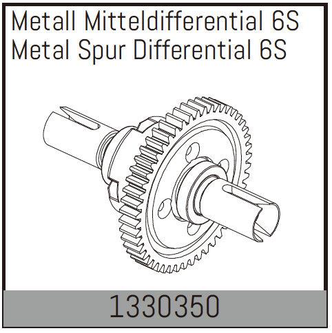 Absima - 1330350 - Metal Spur Differential 6S