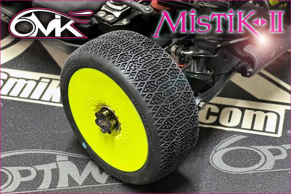 6MIK -Mistik-2 Inter - 1/8 Tyres on Yellow / Ultra (pair glued) – INTER compound