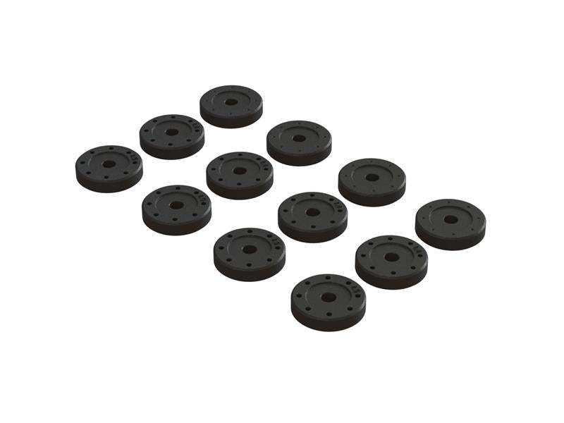 Arrma - ARA330739 - Shock Piston Set: 1.4mm (8), 1.5mm (8), Blank (4)