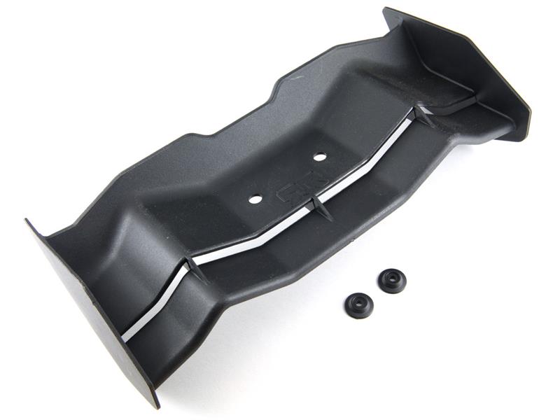REAR WING 224MM (BLACK) (1PC) - 6S