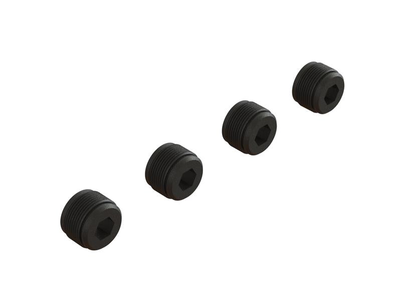 Arrma - ARA330582 - HUB NUT (BLACK) (4PCS)