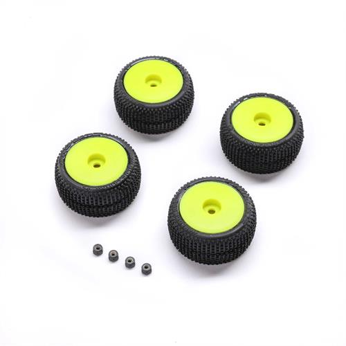 Pro-Line - PRO-2632 - Blockade Tire, Pro-Line OE, Wheel, Yellow, Mounted: Micro-T