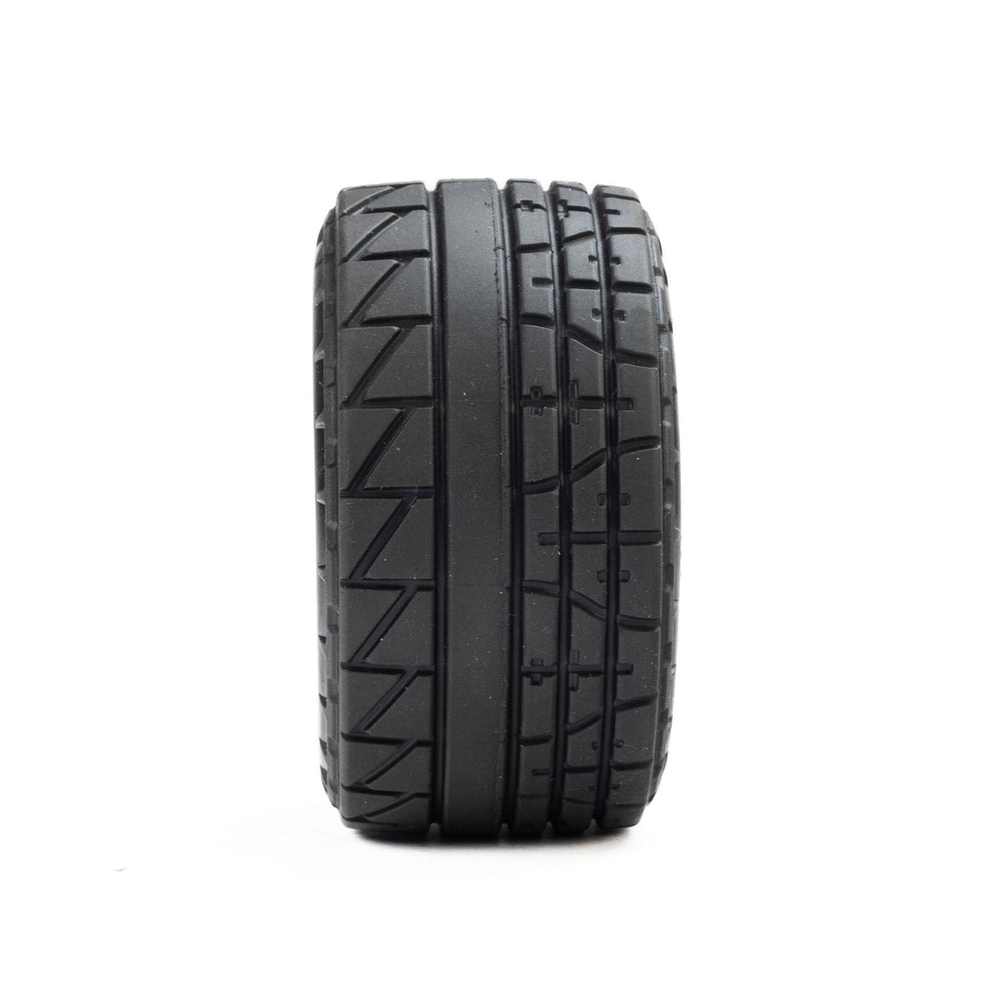 1/16 Menace Front/Rear Street Tires Mounted 12mm Black Split Six (2): ARRMA MINI KRATON
