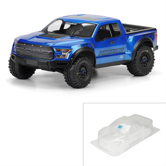 Pro-Line - PL3461-00 - 2017 Ford F-150 Raptor True Scale karosseri til Slash 2wd og Slash 4x4 med forhøjede karosseriholder