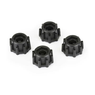 Pro-Line - PL6345-00 - 17mm Hex adapter 1/2" offset 8x32 til Pro-line 1/8 fælge - 4 stk