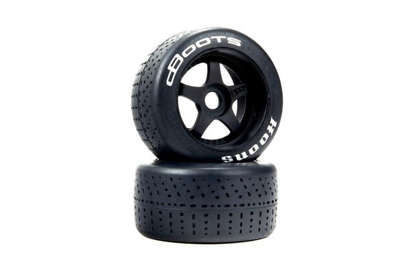 Arrma - ARA550073 - DBOOTS HOONS Dæk limet på 2.9" 5-eger fælge med 17mm hex - 53mm Bred/107mm Høj - Hvid compound - 2 stk