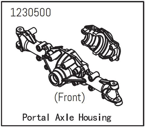 Absima - 1230500 - Portal Axle Housing