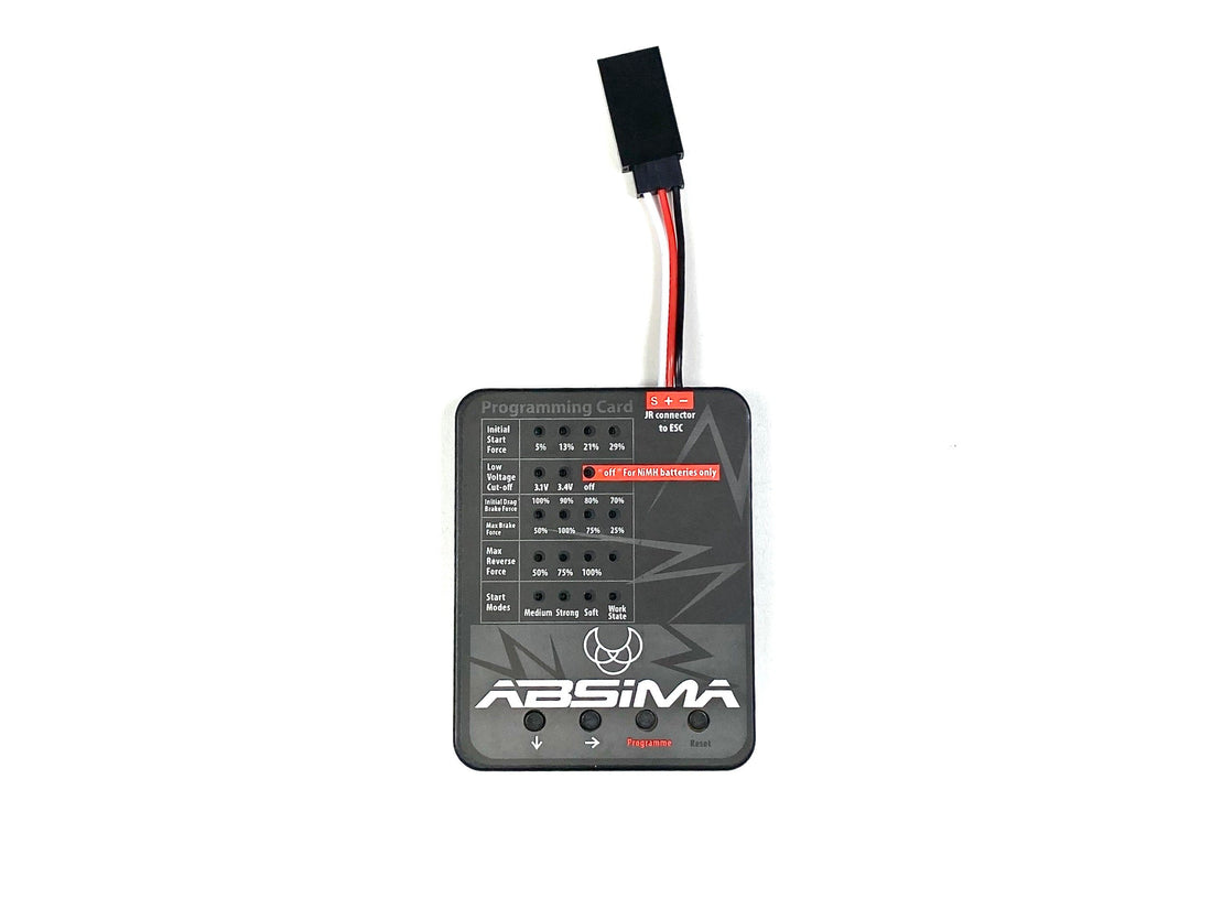 Absima - 2110061 - Programming Card for V2 Brushed ESC