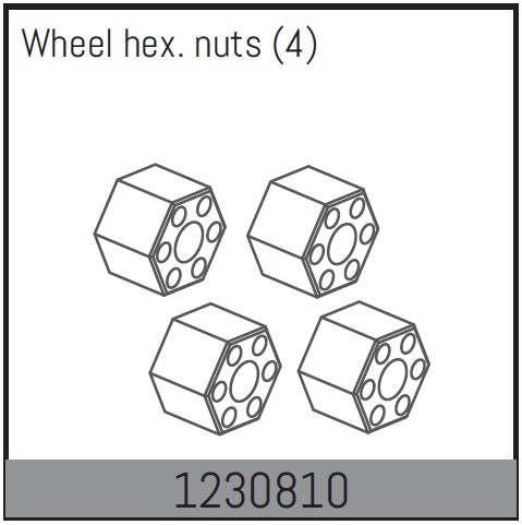 Absima - 1230810 - 12 mm hjul hex