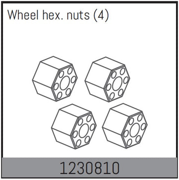 Absima - 1230810 - 12 mm hjul hex
