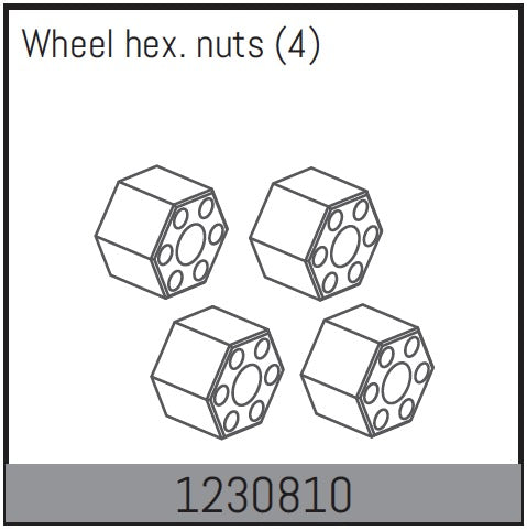 Absima - 1230810 - 12 mm hjul hex
