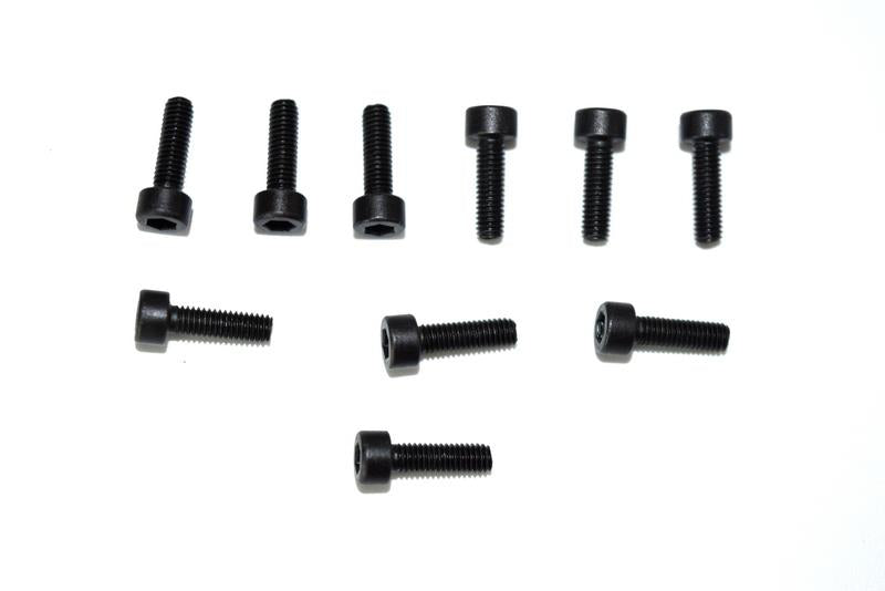 Absima - 1230232 - 3x10mm Skruer med hoved - 10 stk