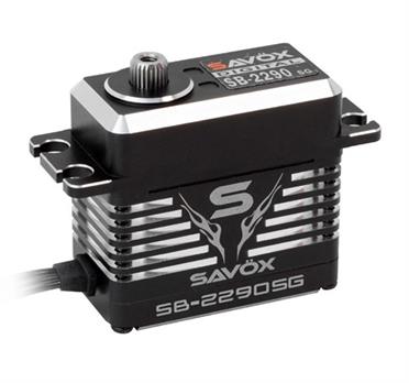 Savox - SAV-SB2290SG - Servo Brushless - 0.16 sek/ 40 kg ved 6V - Stål gear