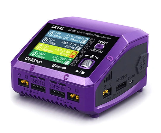SkyRC - SK100197-01 - Q200neo Quad-Charger 240VAC/12VDC