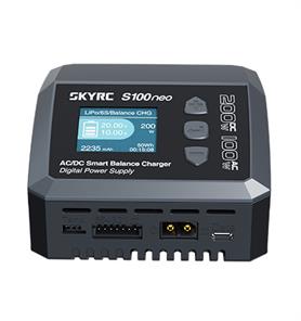 Skyrc - SK100202-01 - 12A Oplader S100neo, med strømforsyning på 100W - NiMH og Lipo -1-6S