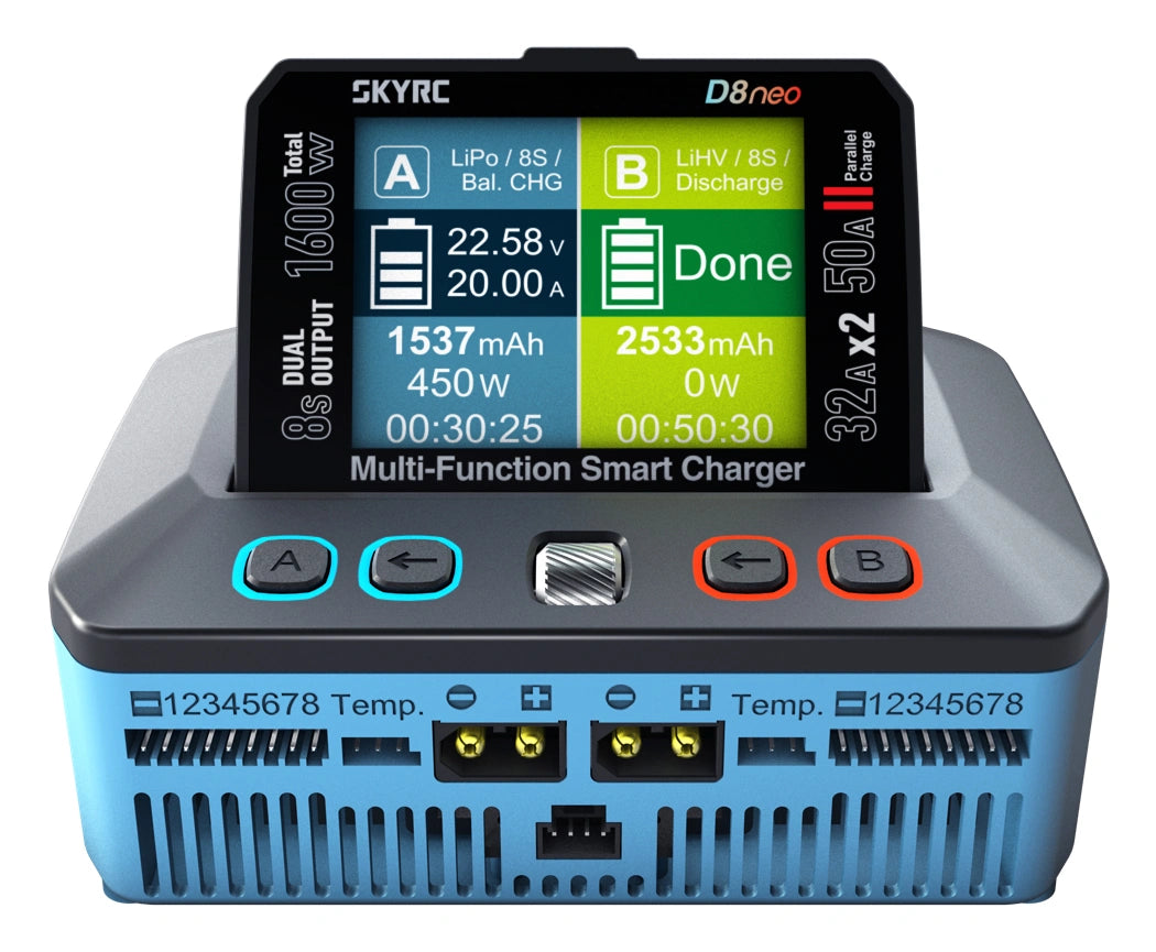 D8neo Smart Balance Dual Charger 1600W