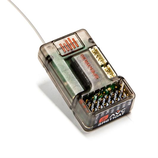 Spektrum - SPMSR6100AT - 6-kanals AVC Telemetry 2,4 GHz modtager