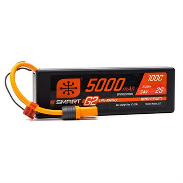 5000mAh 2S 7.4V Smart G2 LiPo 100C; IC5