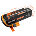 SPMXB4S68 14.8V 6800mAh 4S 120C Smart G2 Pro Basher LiPo Battery: IC5