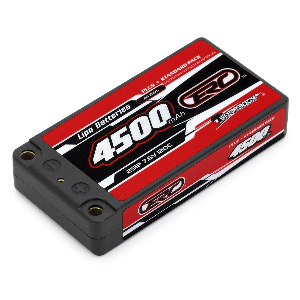 7.6V Li-Po Battery 2S 4500mAh 120C HV Hard 5mm Shorty LCG