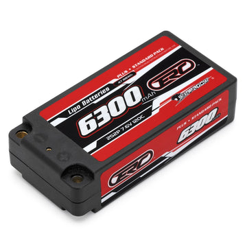 7,6V Li-Po Battery 2S 6300mAh 120C HV Hard 5mm Shorty