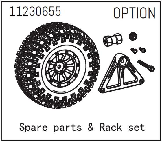 Absima - 1230655 - Spare Wheel & Rack Set