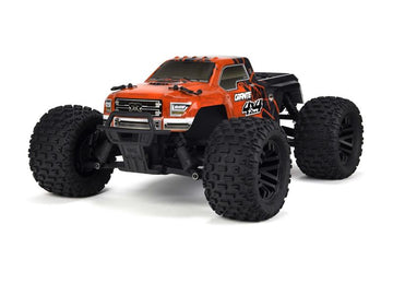 Painted Body with Decal Trim, Red: GRANITE 4x4 MEGA