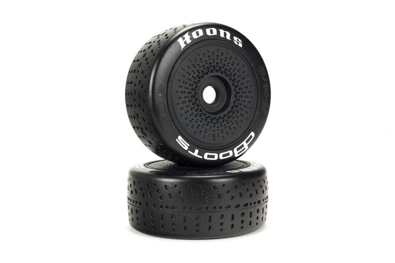 Arrma - ARA550063 - DBOOTS HOONS Dæk limet på 2.9" fælge med 17mm hex - 42mm Bred/ 100mm Høj - Hvid compound - 2 stk