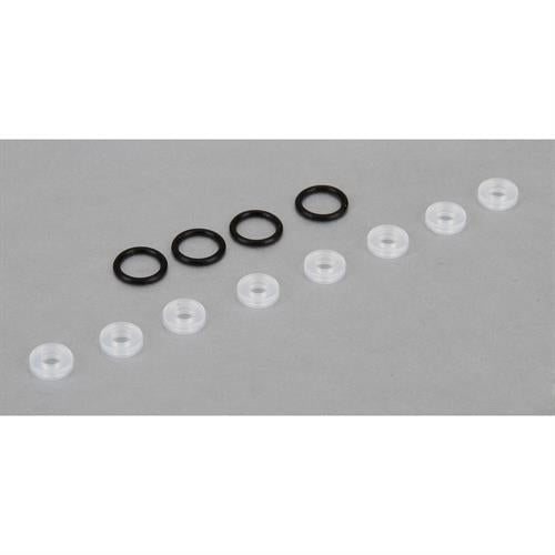 X-Ring Seals (8) Lower Cap Seals (4)