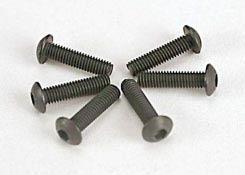 Traxxas - TRX2578 - 3x12mm Skruer med hoved - 6 stk