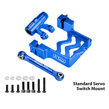 ALUMINUM SERVO MOUNT +ALUMINUM TIE ROD+25T ALUMINUM SERVO HORN -16PC SET FOR TRAXXAS 1/5 X-MAXX 6S 8S