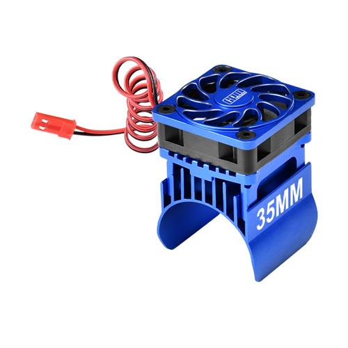 6061-T6 ALLOY COOLING FAN WITH 35MM MOTOR HEATSINK FOR TRAXXAS MINI MAXX