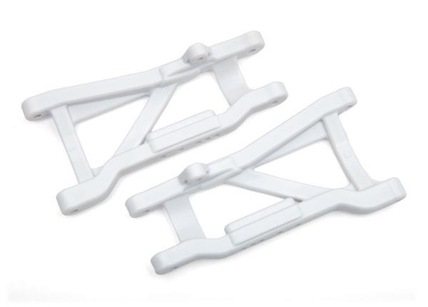 Traxxas - TRX2555L - Suspension arms, white, rear, heavy duty (2