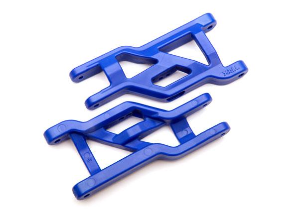 Traxxas - TRX3631A - Suspension arms, blue, front, heavy duty (2)