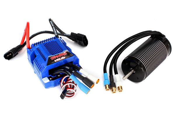 Traxxas - TRX3480 - Velineon® VXL-6s Brushless fartregulator VXL-6s og 2200Kv brushless motor, 75mm motor) Vandtæt