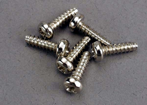 SLET VARER Traxxas - TRX2675 - Screws, 3x10mm roundhead self-tapping (6)