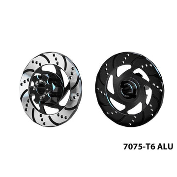 Alloy 7075 +3mm Front / Rear Wheel Hubs Brake Disk For TRAXXAS 1/7 UDR