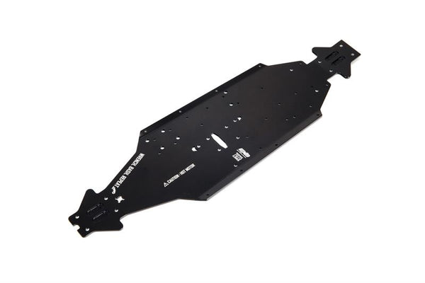 Arrma - ARA320610 - ALUMINUM CHASSIS CNC 7075 T6 XLWB (BLACK) (1PC)