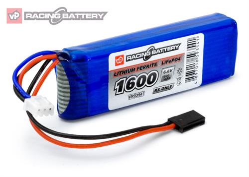 Vapex - VP93541 - 6.6V 1600 mAh 25C Li-Fe Battery with Futaba Connector