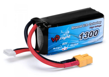 15,2V Li-Po Battery 4S(HV) 1300mAh 80C XT60-connector