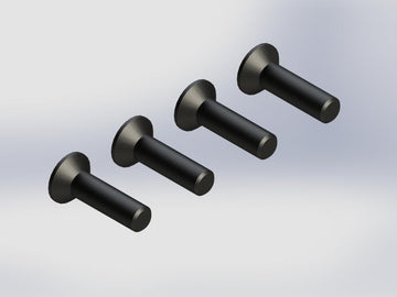 4x15mm Skruer, undersænket - 4 stk
