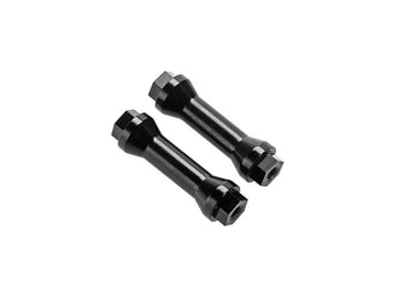 CNC ALUMINIUM WING POSTS (BLACK) (2PCS)